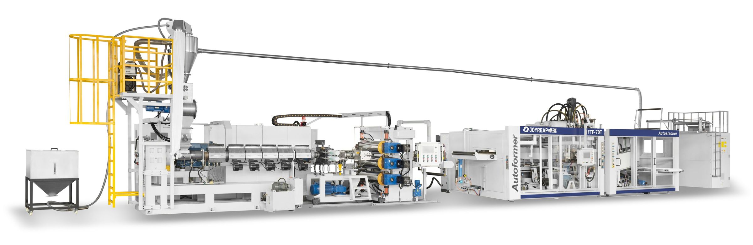HFTF-70T CUP FORMING LINE — EXTRUSION → FORMING → STACKING